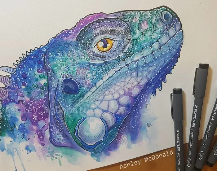 My 30 Animal Portraits That I Painted Using Watercolors And Pencils