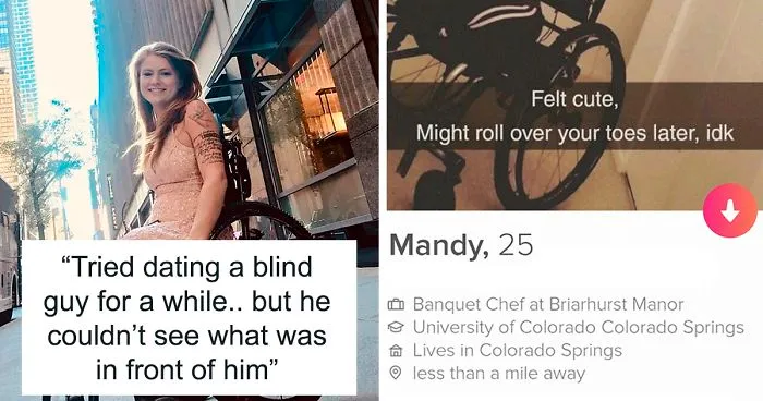 This Woman Lost Both Of Her Legs But Not Her Dark Sense Of Humor, Shows It Off On Tinder