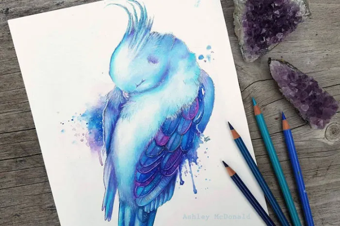 My 30 Animal Portraits That I Painted Using Watercolors And Pencils