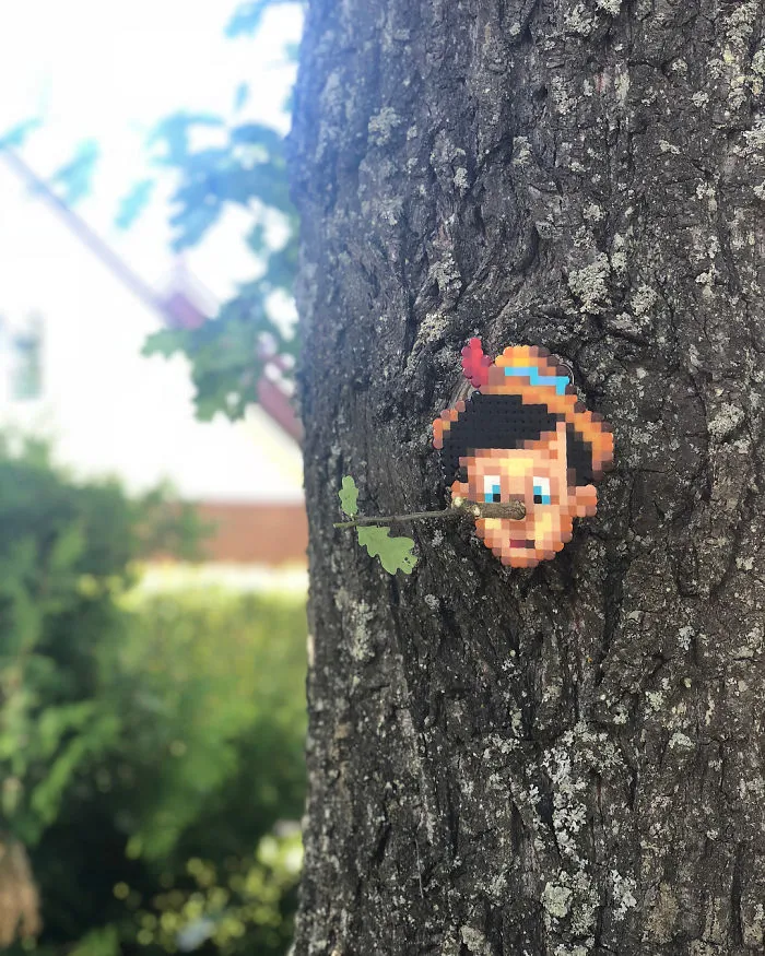 Swedish Artist Is ‘Vandalizing’ Streets With His Stunning Pixel Art (New Pics)