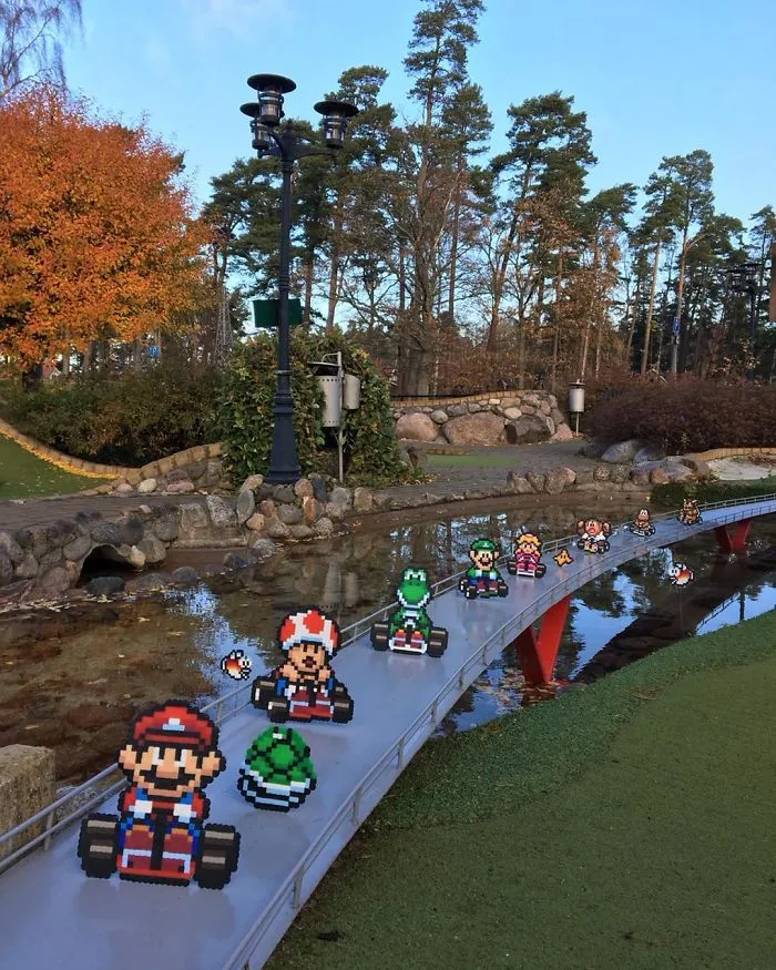 Swedish Artist Is ‘Vandalizing’ Streets With His Stunning Pixel Art (New Pics)