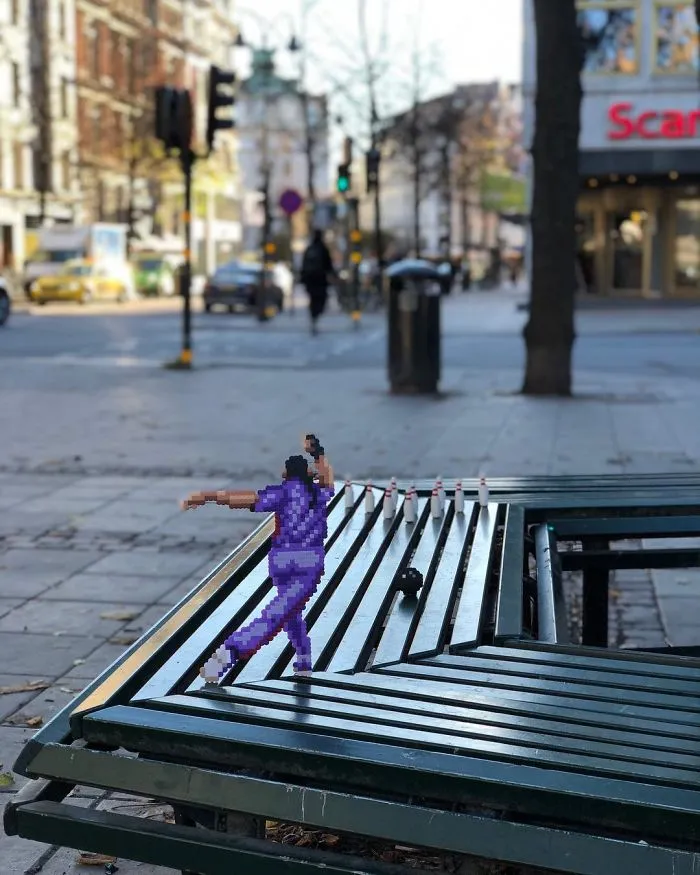 Swedish Artist Is ‘Vandalizing’ Streets With His Stunning Pixel Art (New Pics)