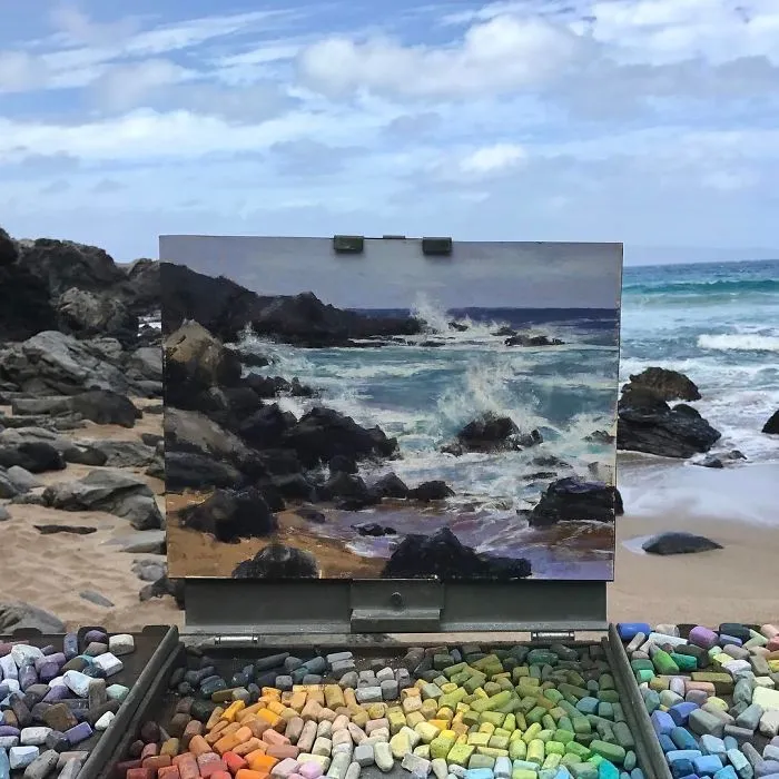 30 Landscape Paintings Framed By Nature And Aaron Schuerr