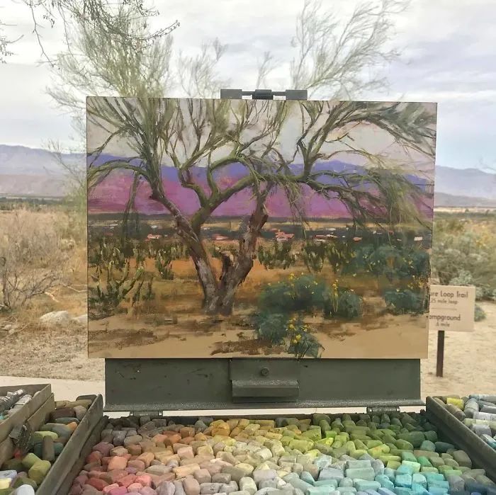 30 Landscape Paintings Framed By Nature And Aaron Schuerr