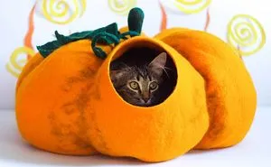 We Create Cute And Whimsical Cat Beds Out Of Natural Wool (18 Pics)