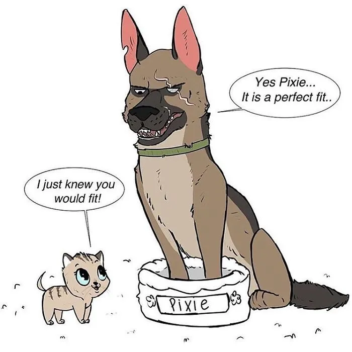 'Pixie And Brutus' Fans Are Drawing Their Own Comics So The Adventures Don't Stop (27 Pics)