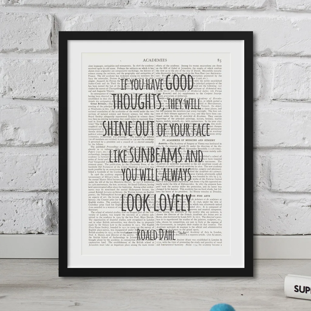 I Make Vintage Dictionary Page Art Prints To Sell Online! What Do You Think?