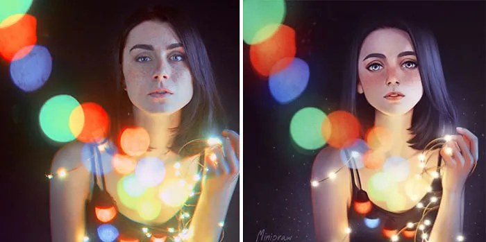 I Asked 16 Artists To Draw My Portrait Photos In Their Style