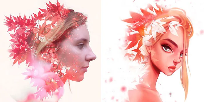I Asked 16 Artists To Draw My Portrait Photos In Their Style