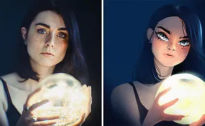 I Asked 16 Artists To Draw My Portrait Photos In Their Style