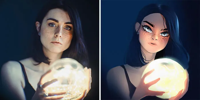 I Asked 16 Artists To Draw My Portrait Photos In Their Style