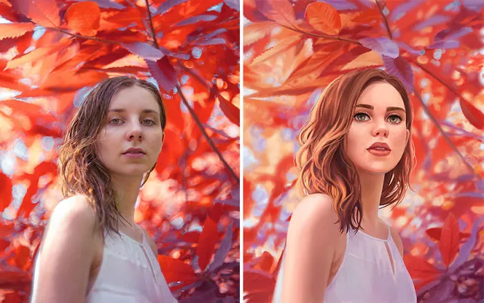 I Asked 16 Artists To Draw My Portrait Photos In Their Style