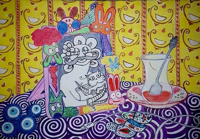 Mr. Flower In Frame