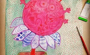 I Draw Half-Human Flowers And Other Funny Characters