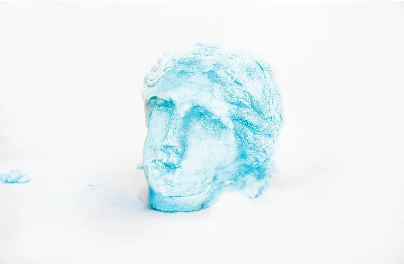 Inimical Nostalgia (Cotton Candy Sculpture)