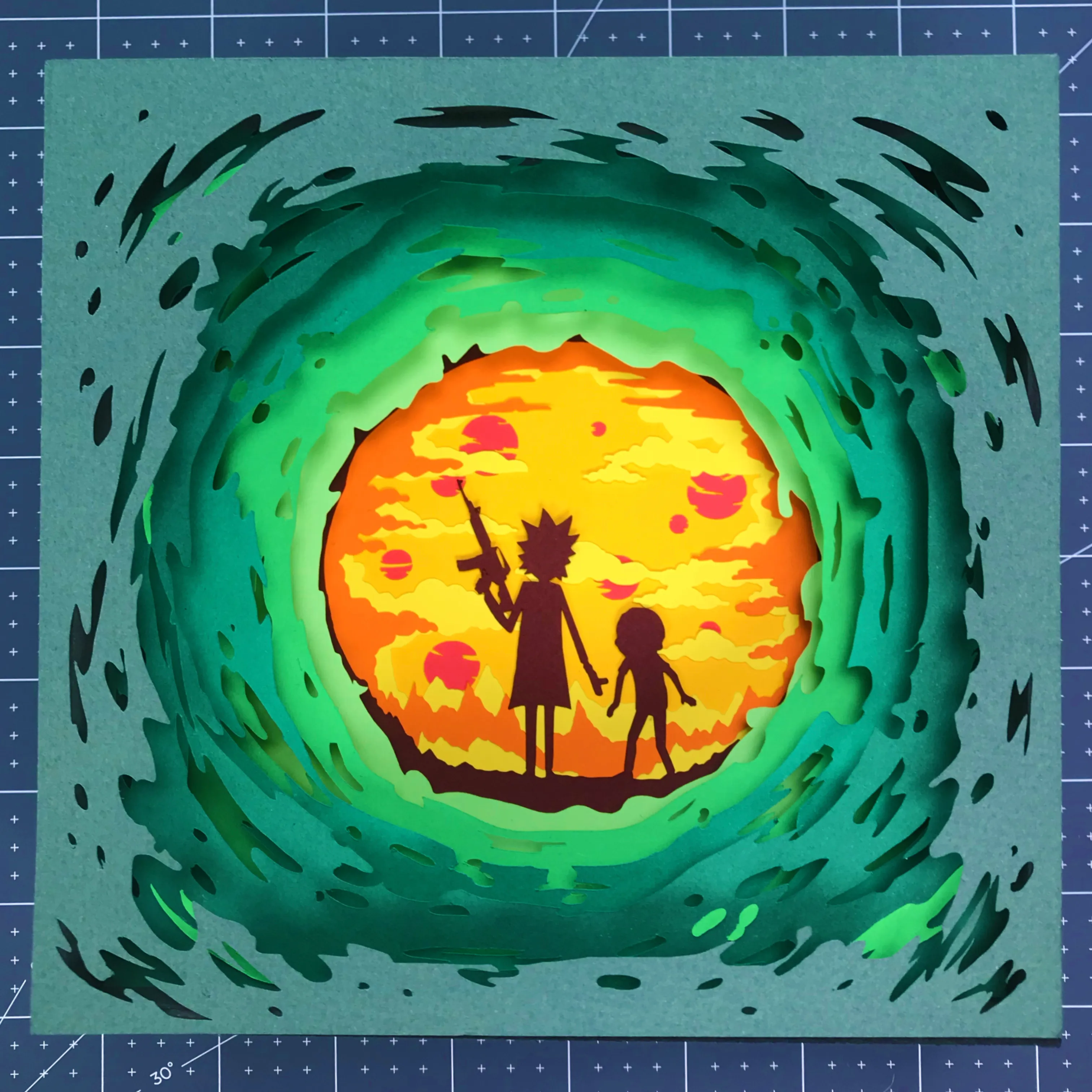 Rick And Morty Paper Craft