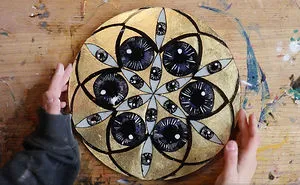 I Make Wood And Resin Paintings