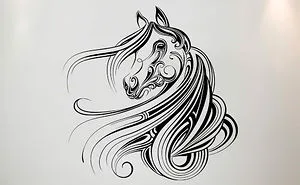 Silhouette Horse Head Wallpaper With Best Quality, Pattern And Size