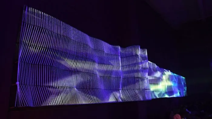 We Make String Installations With Tens Of Thousands Of Intersecting Straight Lines