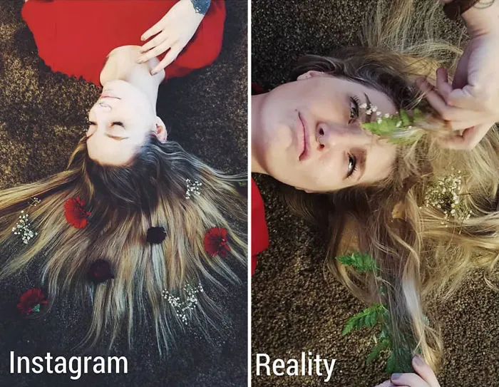Esta chica muestra Instagram VS la realidad en 20 imágenes