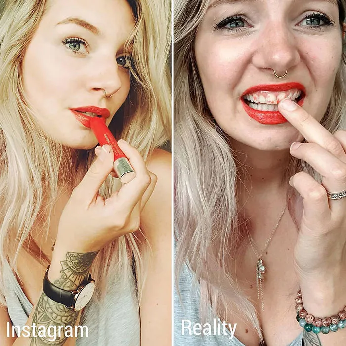 Esta chica muestra Instagram VS la realidad en 20 imágenes
