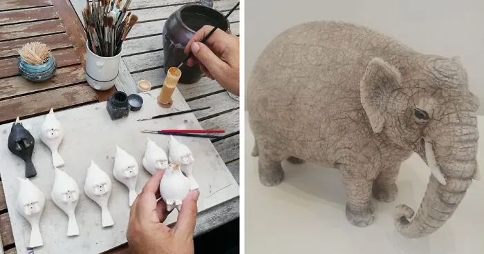 My Mom Is A Truly Gifted Ceramic Artist And I Want To Share Her Whimsical Sculptures