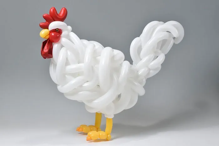 White Rooster