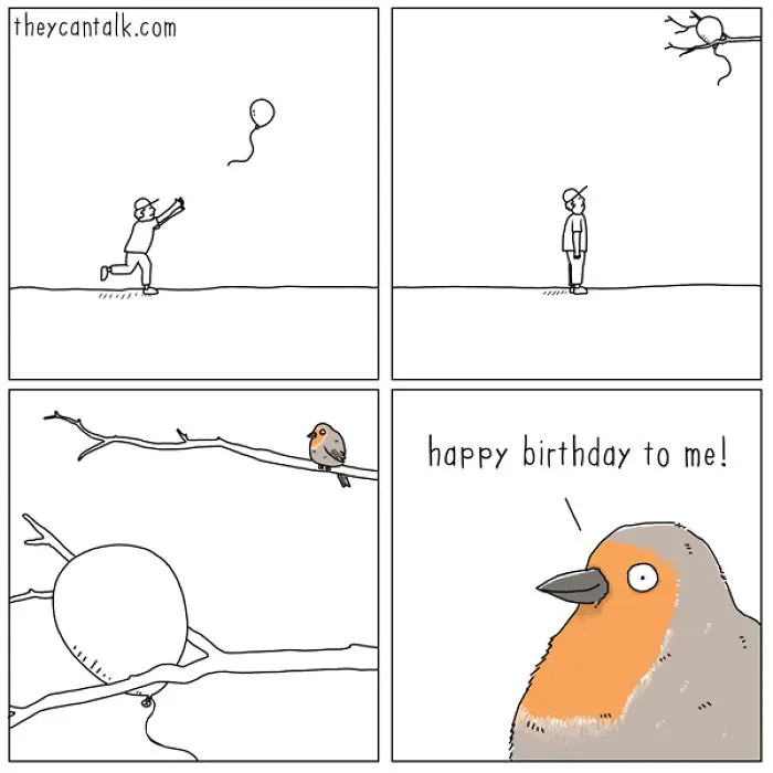 I Show What Birds Would Say If They Could Talk (26 Pics)