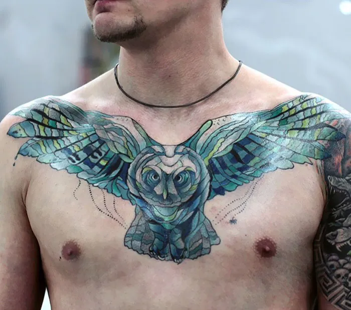 Owl Chest Piece