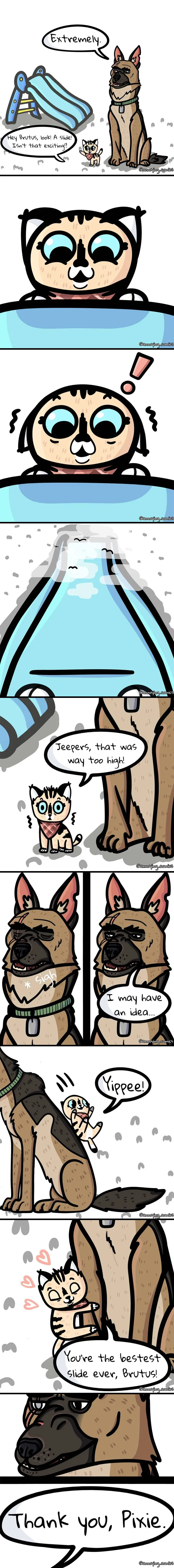 'Pixie And Brutus' Fans Are Drawing Their Own Comics So The Adventures Don't Stop (27 Pics)