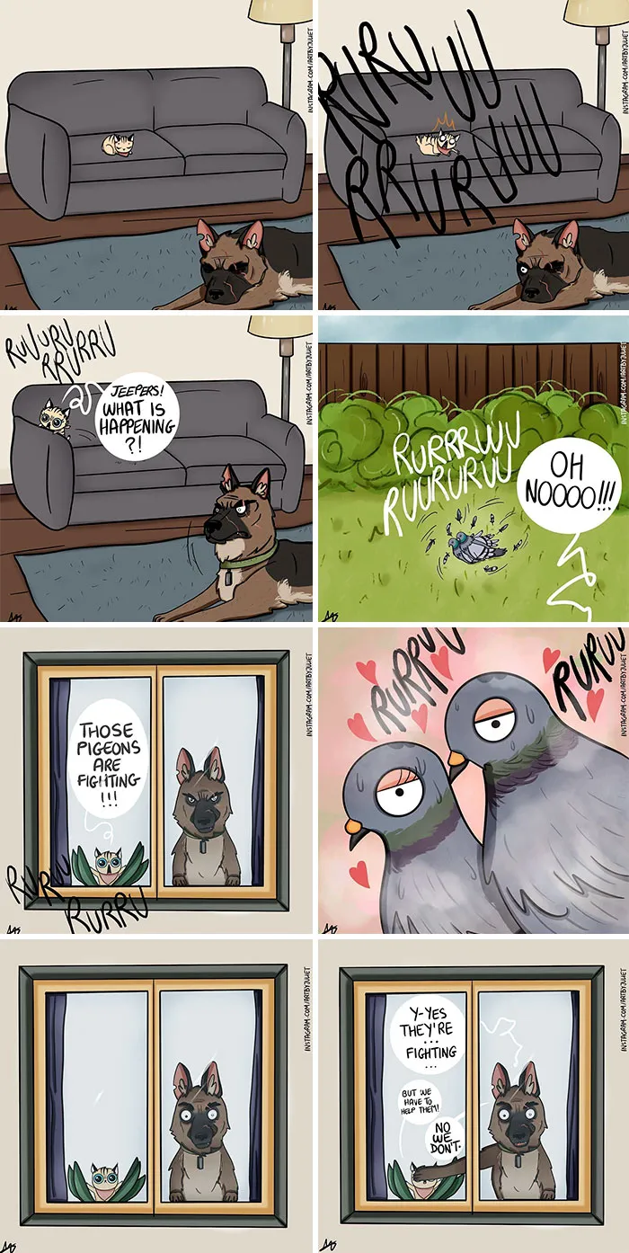 'Pixie And Brutus' Fans Are Drawing Their Own Comics So The Adventures Don't Stop (27 Pics)