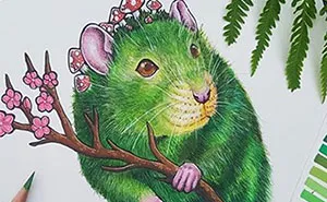 My 30 Animal Portraits That I Painted Using Watercolors And Pencils