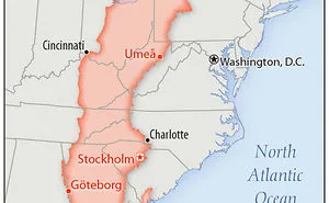 30 Countries Compared To The United States With A Real Scale Perspective