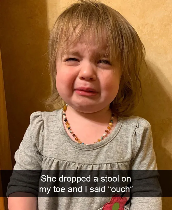 She Dropped A Stool On My Toe And I Said “Ouch”