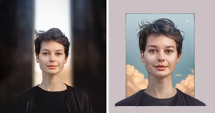 I Asked 16 Artists To Draw My Portrait Photos In Their Style