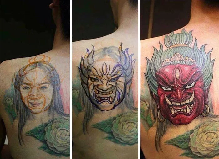 30 Personas que cubrieron los tatuajes de sus exparejas cuando todo salió mal