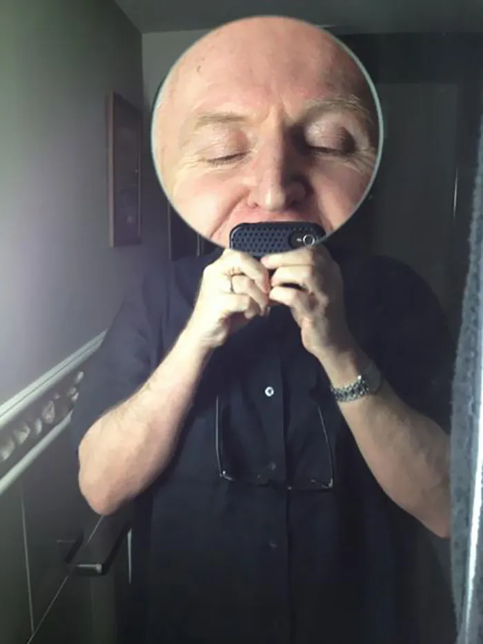 Portrait In Bathroom Mirror(s)