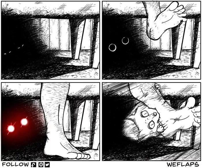 30 Comics That Show What Living With A Cat Is Really Like
