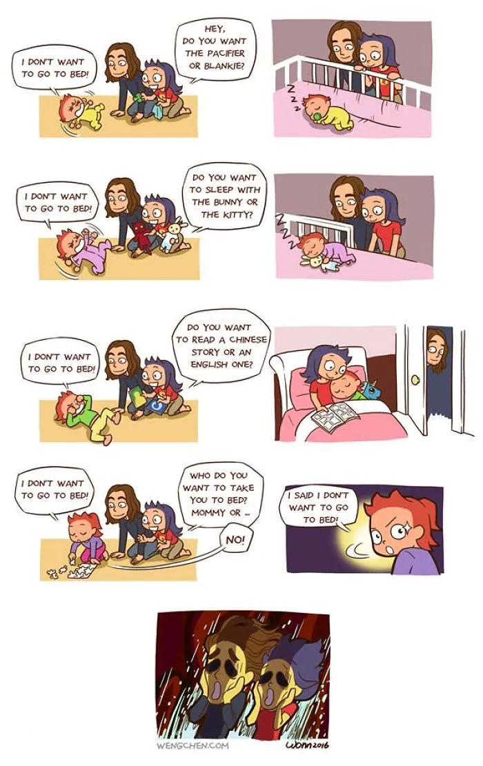 30 Hilariously Accurate Parenting Comics By Messy Cow