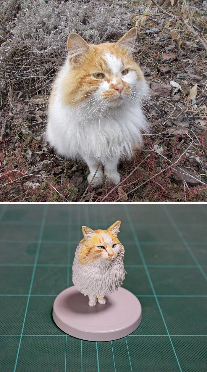 40 Perfectly Captured Animal Images Get Turned Into Hilarious Sculptures By Japanese Artist