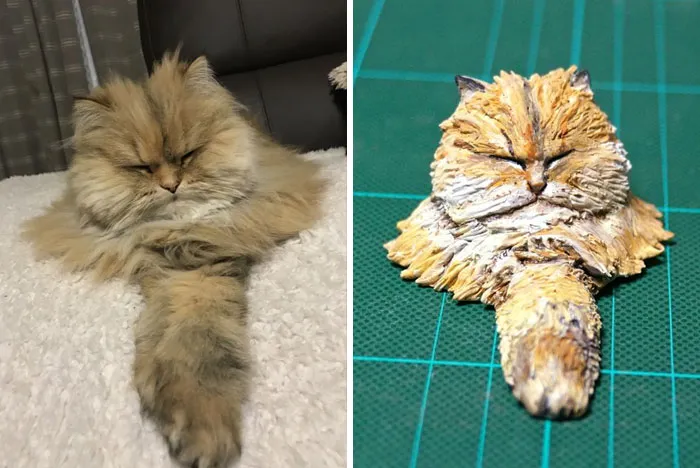 40 Perfectly Captured Animal Images Get Turned Into Hilarious Sculptures By Japanese Artist