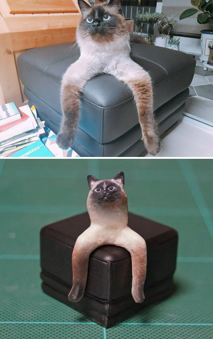 40 Perfectly Captured Animal Images Get Turned Into Hilarious Sculptures By Japanese Artist