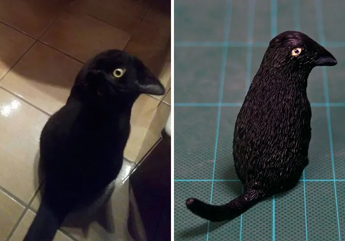 40 Perfectly Captured Animal Images Get Turned Into Hilarious Sculptures By Japanese Artist