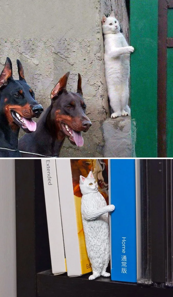 40 Perfectly Captured Animal Images Get Turned Into Hilarious Sculptures By Japanese Artist