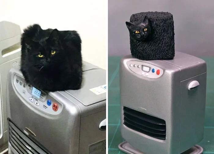 40 Perfectly Captured Animal Images Get Turned Into Hilarious Sculptures By Japanese Artist