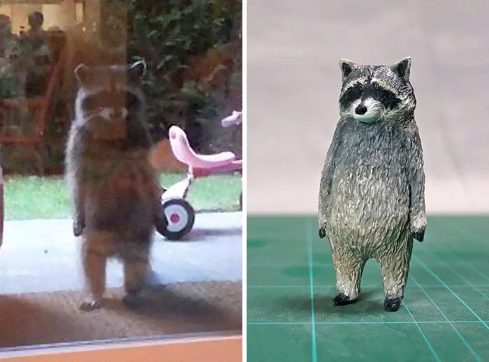 40 Perfectly Captured Animal Images Get Turned Into Hilarious Sculptures By Japanese Artist