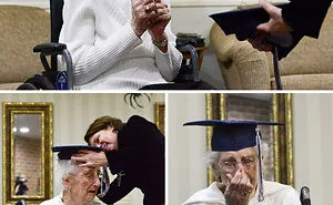30 Heartwarming Pics Of Elderly Graduates That Show You’re Never Too Old To Learn