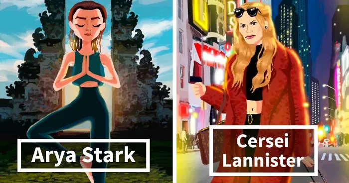 We Reinvented Game Of Thrones Characters As Modern Travelers (10 Pics)