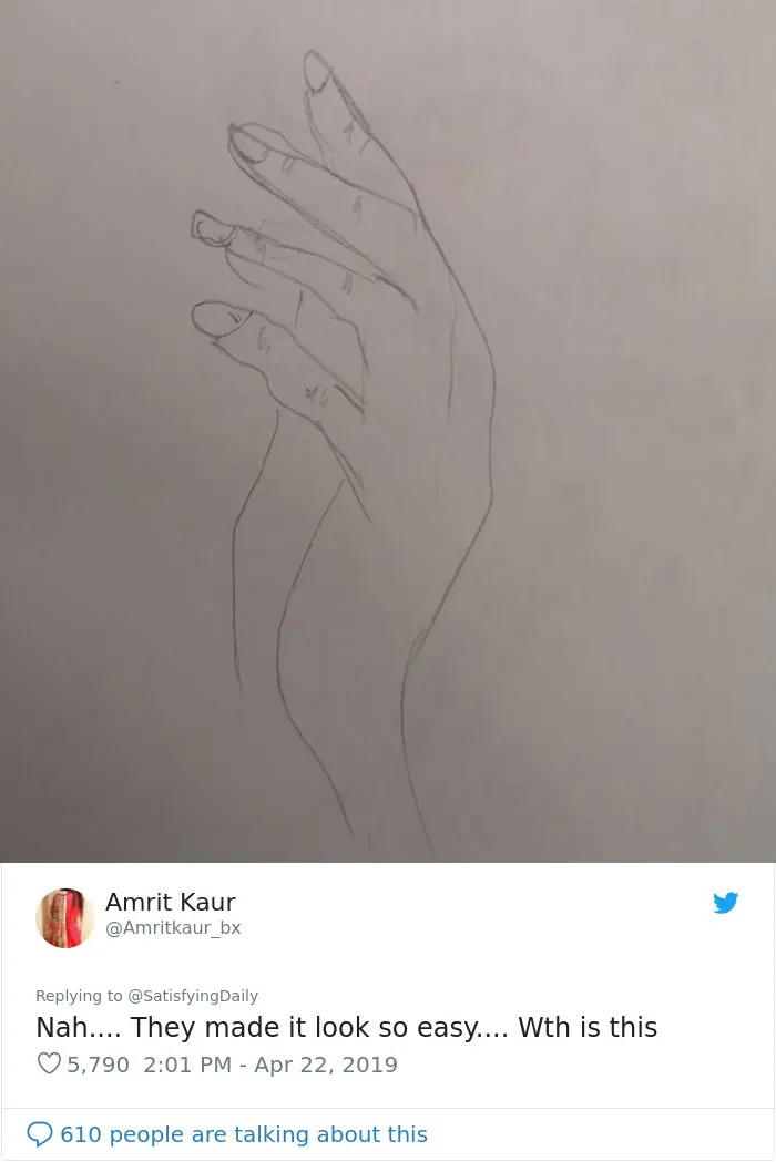 People Are Trying To Follow A Viral Hand-Drawing Tutorial, And They're Failing So Bad, It's Good (24 Pics)