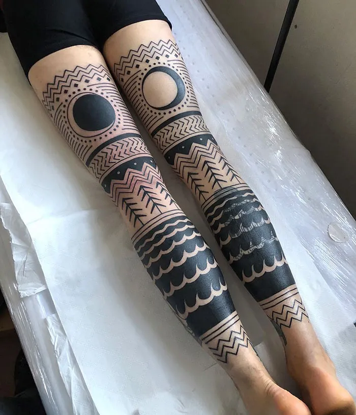 40 Tatuajes épicos en las piernas